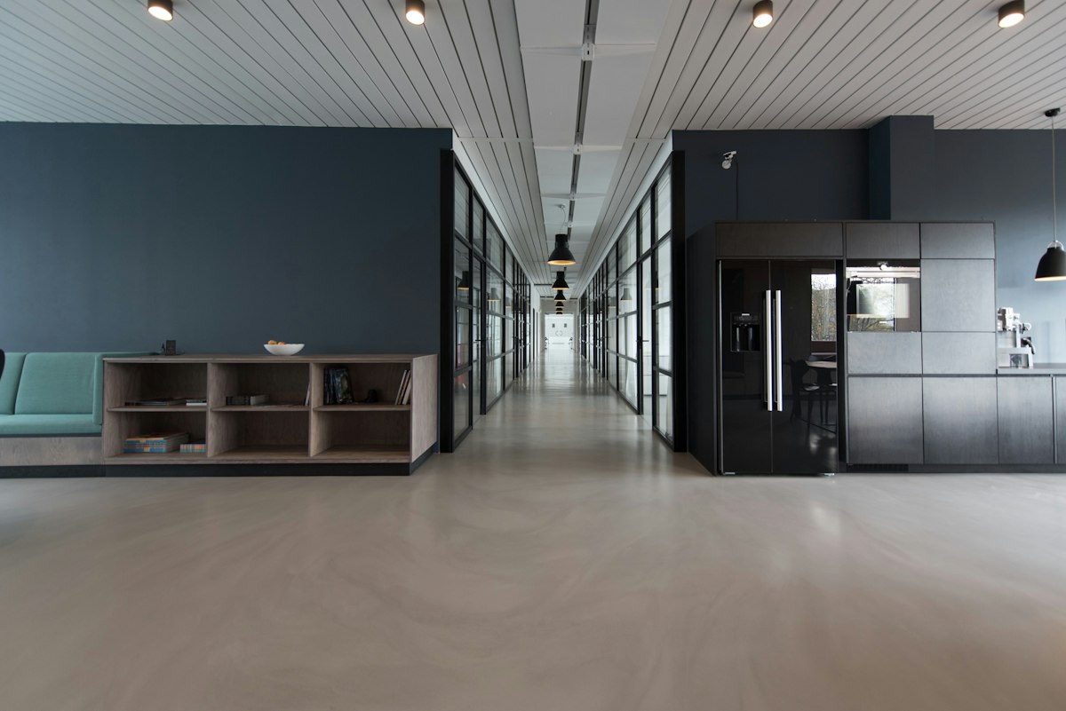 Modern office representing commercial clients